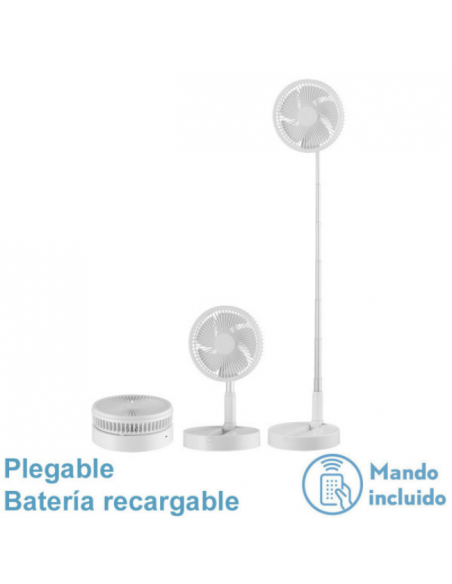 Ventilador DC Portatil Blanco - Galan