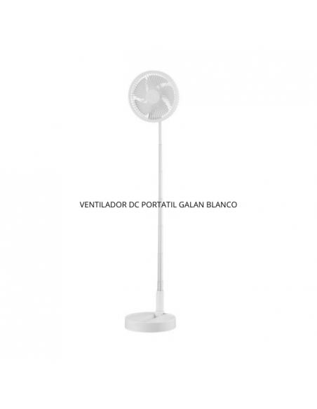 Ventilador DC Portatil Blanco - Galan