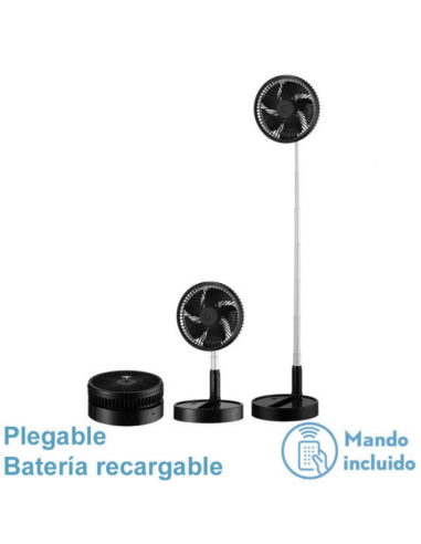 Ventilador DC Portatil Negro - Galan