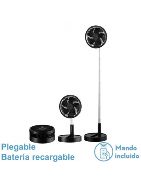 Ventilador DC Portatil Negro - Galan