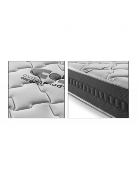 Colchón Viscoelástico espuma HRS modelo Carbono Plus