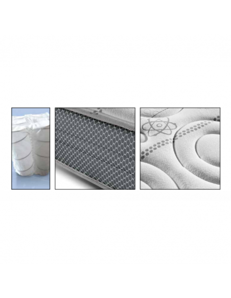 Colchón Viscoelástico de Muelles Ensacados Modelo Cool Fresh