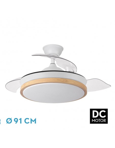 Ventilador de techo abatible Evros 91 cm