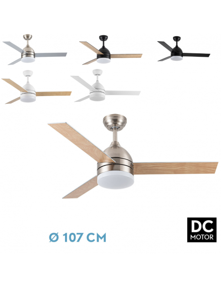 Ventilador de Techo con Aspas Reversibles Modelo Legio