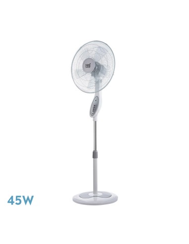Ventilador de Pie Blanco Gris - Floxo