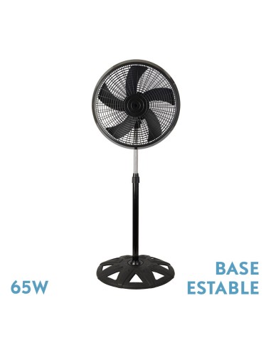 Ventilador de Pie Negro - Agudo
