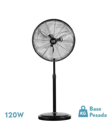 Ventilador de Pie Negro - Africo