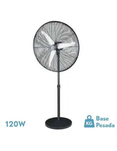 Ventilador de Pie Negro 120W - Alarcon