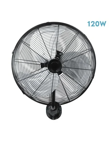 Ventilador de Pared Negro - Arrecife 120W