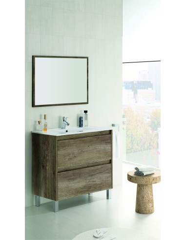 Mueble DAKOTA  80 2 Cajones + Espejo...