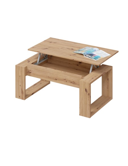 Mesa Centro Elevable Roble Nodi URBAN