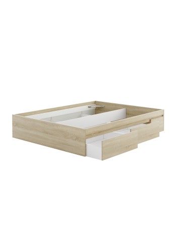 Cama 150 con 4 cajones (para somier... Cama 150 con 4 cajones (para somier...