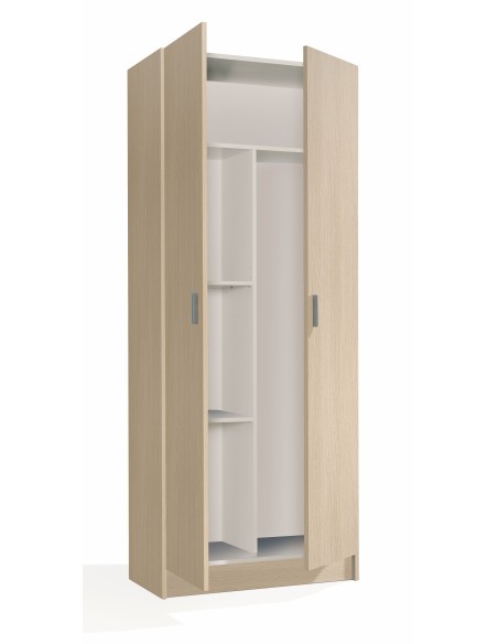 Armario 2 Puertas - Escobero roble - USE