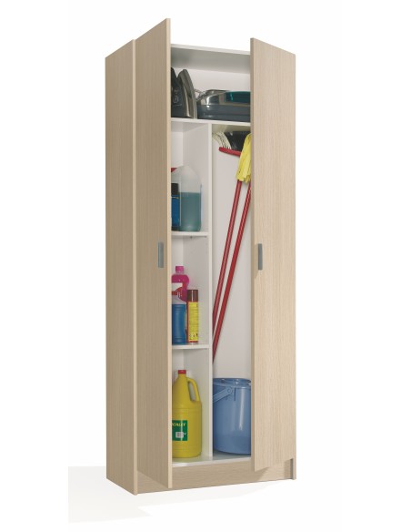 Armario 2 Puertas - Escobero roble - USE