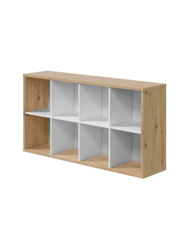 Estantería cubos Roble Nodi y Blanco... Estantería cubos Roble Nodi y Blanco...