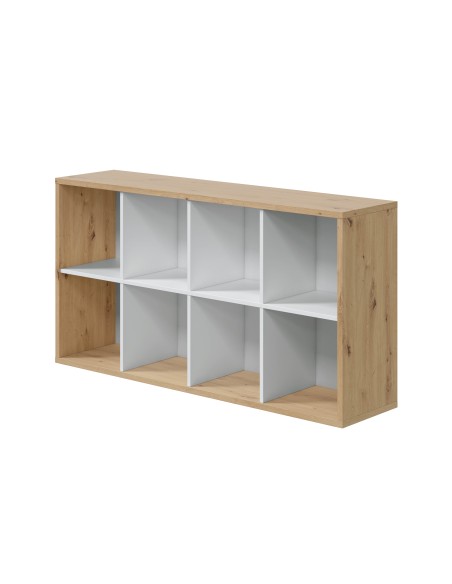 Estantería cubos Roble Nodi y Blanco Artik JUNIOR