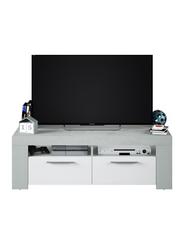Mueble TV Cemento/ Blanco Artik URBAN Mueble TV Cemento/ Blanco Artik URBAN