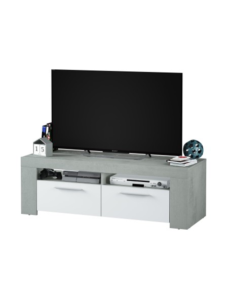 Mueble TV Cemento/ Blanco Artik URBAN