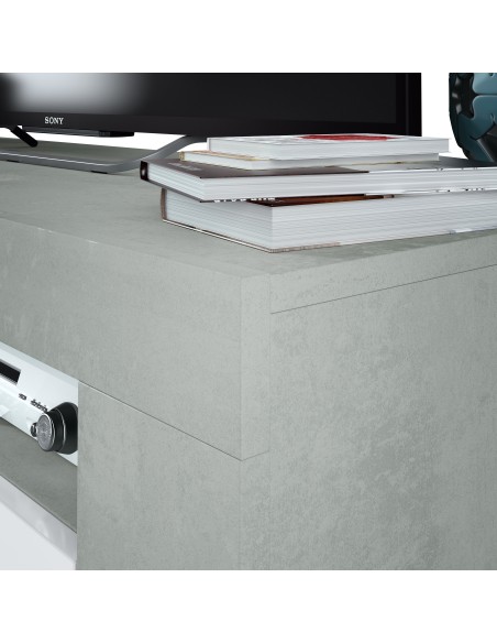 Mueble TV Cemento/ Blanco Artik URBAN