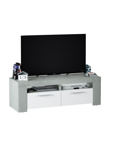 Mueble TV Cemento/ Blanco Artik URBAN Mueble TV Cemento/ Blanco Artik URBAN
