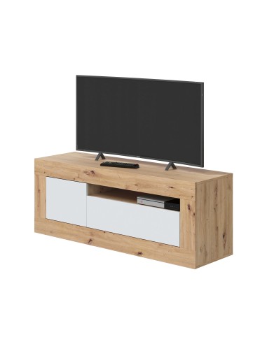 Mueble TV 2 Puertas Roble Nodi/Blanco...