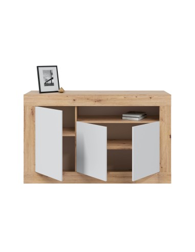 Buffet 3 Puertas Roble Nodi/Blanco...