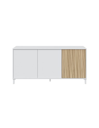 Aparador 3 puertas Blanco artik/Natur...