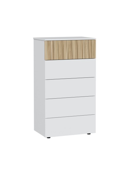 Sinfonier 5 cajones Blanco Artik/Natur TEMPUS