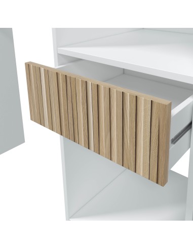 Vestidor 3 cajones Blanco Artik/Natur...