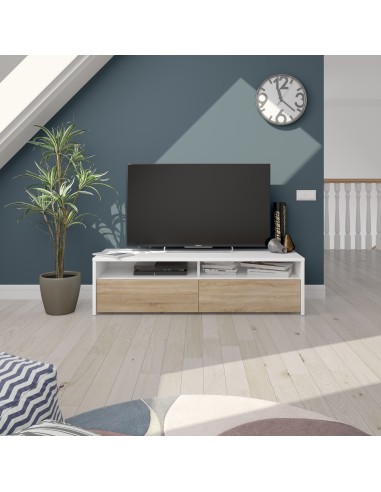 Mueble TV 2 Puertas Blanco...