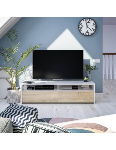 Mueble TV 2 Puertas Blanco...