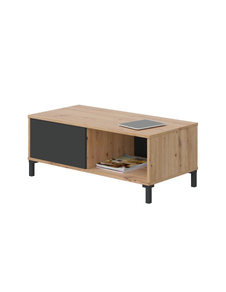 Mesa de centro auxiliar Roble Nodi/Gris antracita URBAN PLUS