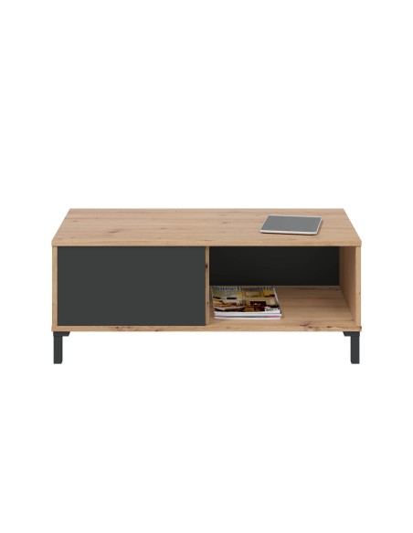 Mesa de centro auxiliar Roble Nodi/Gris antracita URBAN PLUS