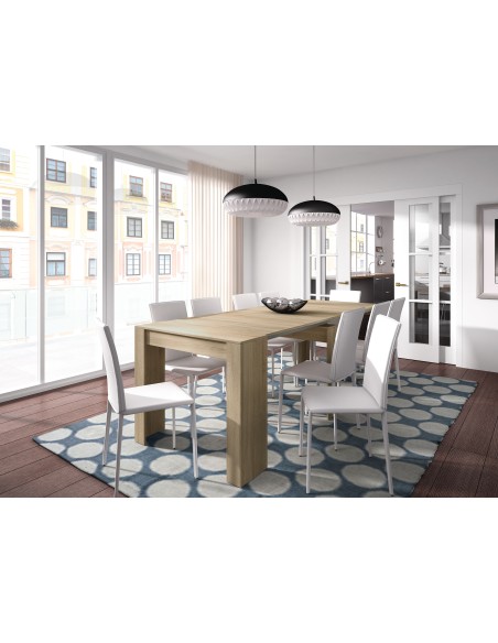 Consola Comedor Extensible FUNZIONALE 90x50-237 - Roble Canadian