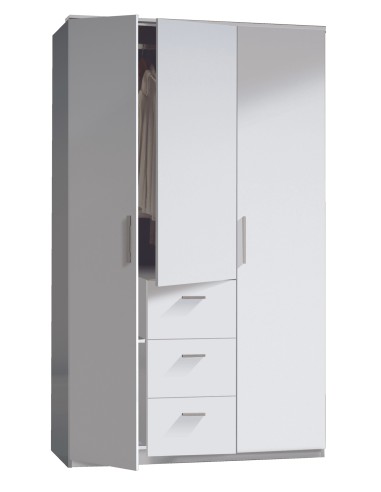 Armario Ward 3 Puertas + 3 Cajones -...