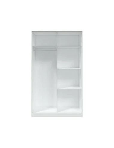 Armario MAX 2 Puertas correderas anchas - Blanco brillo