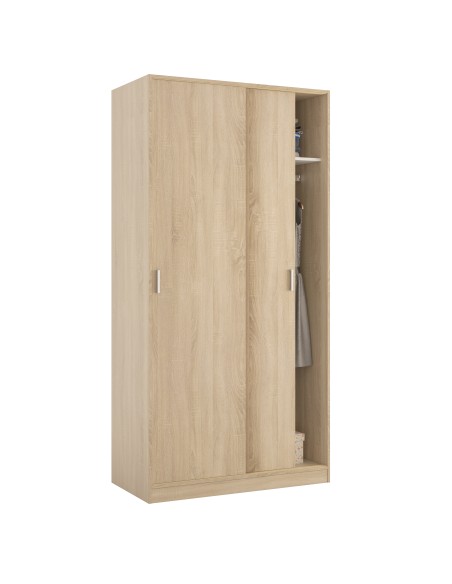 Armario 2 Puertas correderas Roble Canadian