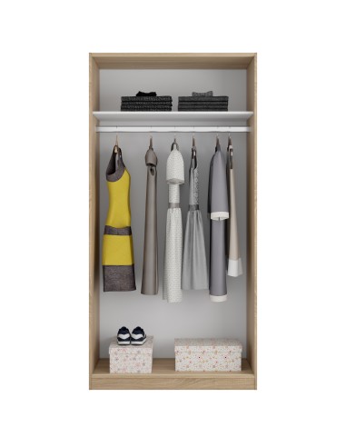 Armario 2 Puertas correderas Roble...