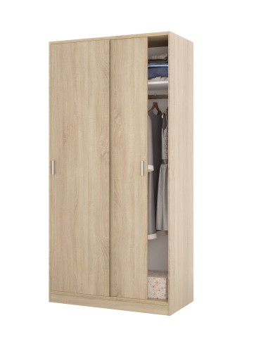 Armario 2 Puertas correderas Roble...