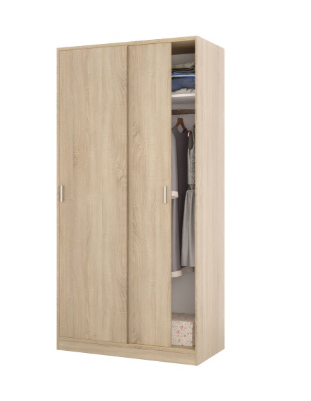 Armario 2 Puertas correderas Roble Canadian