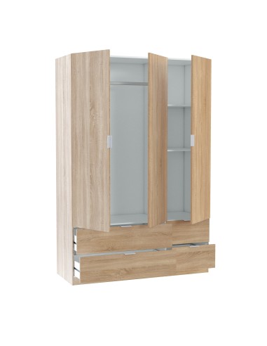 Armario LC 3 Puertas + 4 Cajones...