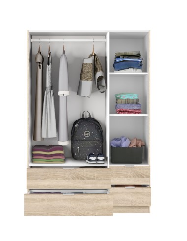 Armario LC 3 Puertas + 4 Cajones...