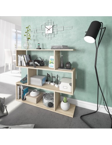 Estantería baja roble canadian DANERYS Estantería baja roble canadian DANERYS