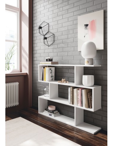 Estantería baja blanco brillo DANERYS Estantería baja blanco brillo DANERYS