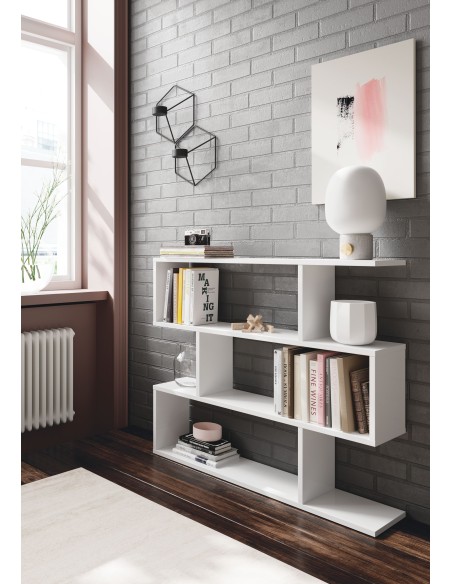 Estantería baja blanco brillo DANERYS