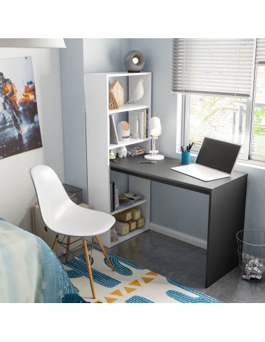 Mesa + Estanteria Blanco Artik/Gris...