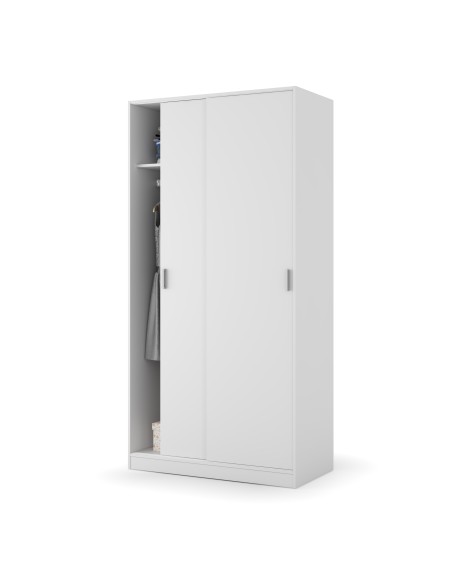 Armario 2 Puertas Correderas blanco