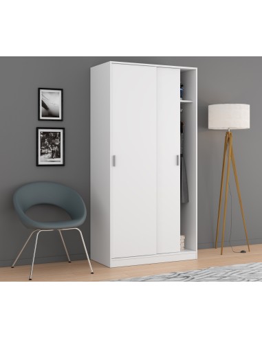 Armario 2 Puertas Correderas blanco
