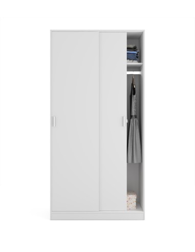 Armario 2 Puertas Correderas blanco