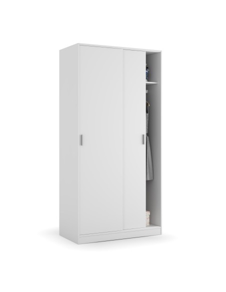 Armario 2 Puertas Correderas blanco